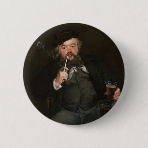 Badge Rond 5 Cm Edouard Manet - Un bon bock
