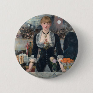 Badge Rond 5 Cm Edouard Manet's A Bar