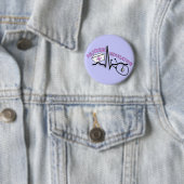 Badge Rond 5 Cm Éducatrice QRS d'infirmière et conception de (En situation)