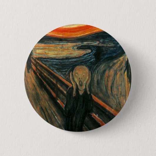 Badge Rond 5 Cm Edvard Munch - le cri perçant (Devant)