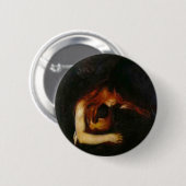 Badge Rond 5 Cm Edvard Munch - vampire (Devant & derrière)