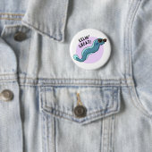 Badge Rond 5 Cm Eelin Great Funny Slippery Eel Pun (En situation)