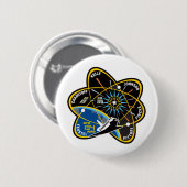 Badge Rond 5 Cm Effort de STS 134 (Devant & derrière)