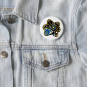 Badge Rond 5 Cm Effort de STS 134 (En situation)