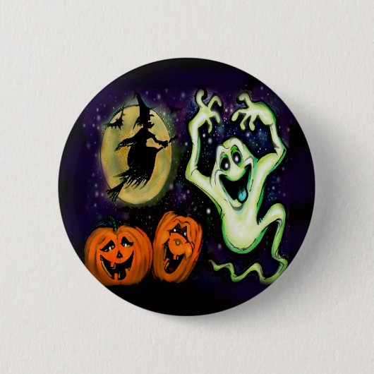 Badge Rond 5 Cm Éffrayant (Devant)