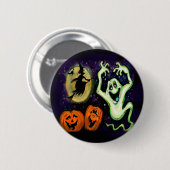 Badge Rond 5 Cm Éffrayant (Devant & derrière)