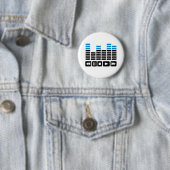 Badge Rond 5 Cm Égaliseur (En situation)