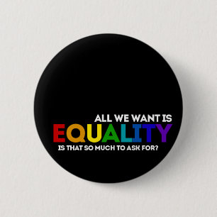 Badge Rond 5 Cm Égalité de LGBTQ