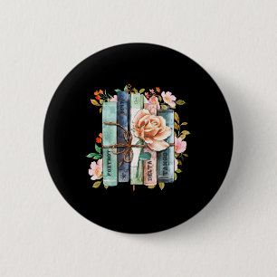 Badge Rond 5 Cm Egalité des droits Livre Flower Anti Trump Feminis