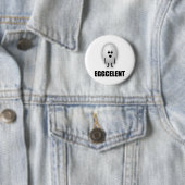 BADGE ROND 5 CM EGGCELENT (En situation)