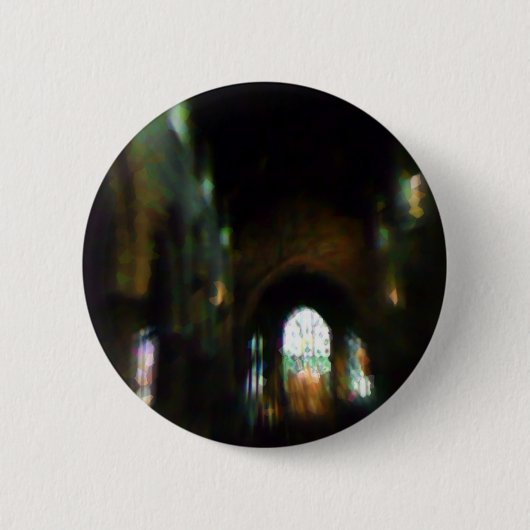 Badge Rond 5 Cm Église noire (Devant)