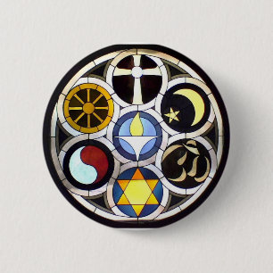 Badge Rond 5 Cm Église universaliste unitarienne Rockford, IL