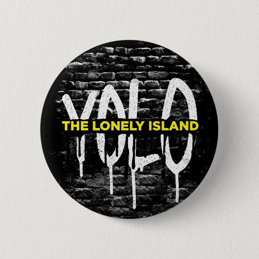 Badge Rond 5 Cm Égouttement de brique (Devant)