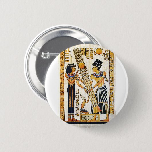 Badge Rond 5 Cm Égypte ancienne 1 (Devant & derrière)