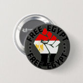 Badge Rond 5 Cm Egypte libre (Devant & derrière)