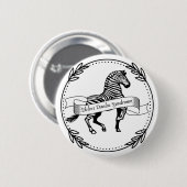 Badge Rond 5 Cm Ehlers Danlos Syndrome Guerrier (Devant & derrière)