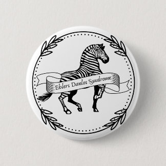 Badge Rond 5 Cm Ehlers Danlos Syndrome Guerrier