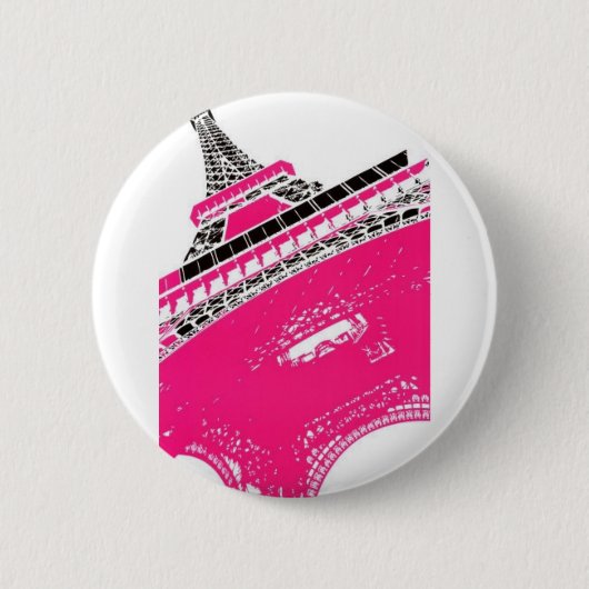 Badge Rond 5 Cm Eiffel-Tower-Poster-C13450125 (Devant)