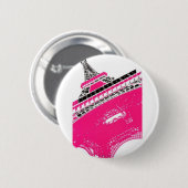 Badge Rond 5 Cm Eiffel-Tower-Poster-C13450125 (Devant & derrière)