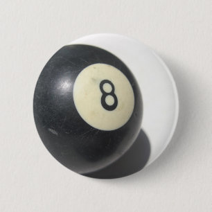 Badge Rond 5 Cm Eight Ball