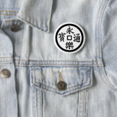 Badge Rond 5 Cm Eiraku coin (En situation)
