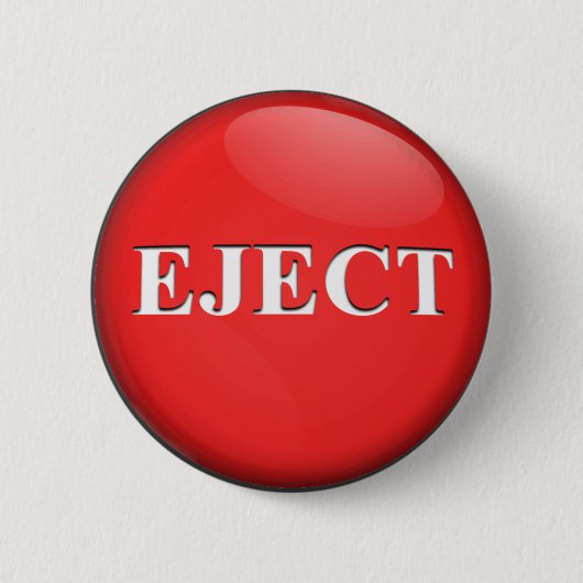 Badge Rond 5 Cm Éjectez le bouton (Devant)
