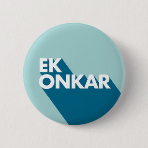 Badge Rond 5 Cm Ek Onkar Insigne contemporain SIkh