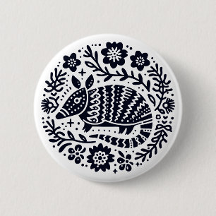 Badge Rond 5 Cm El Armadillo