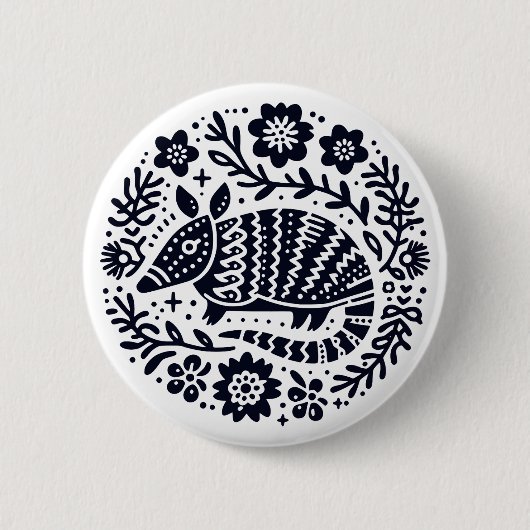 Badge Rond 5 Cm El Armadillo (Devant)
