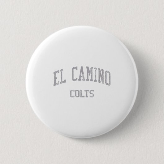 Badge Rond 5 Cm El Camino High School Hs South San Francisco Ca Vi (Devant)