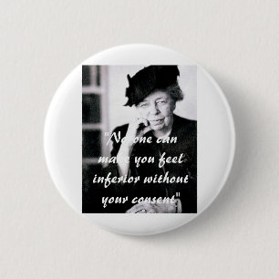 Badge Rond 5 Cm Eleanor Roosevelt - personne peut vous inciter à