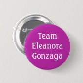 Badge Rond 5 Cm Eleanora Gonzaga, impératrice romaine (Devant & derrière)