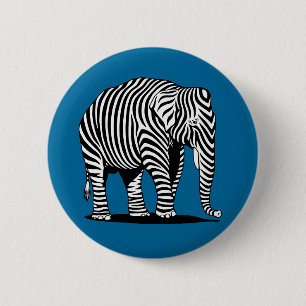 Badge Rond 5 Cm Elebra Zephant