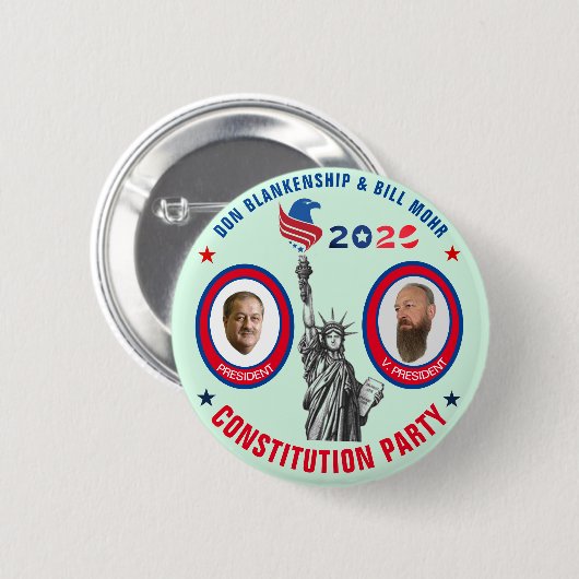 Badge Rond 5 Cm Elect Blankcitizen & Mohr 2020 (Devant & derrière)