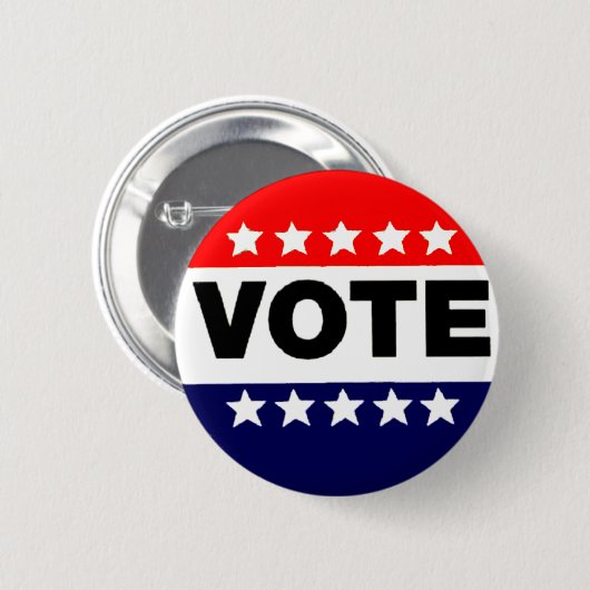 Badge Rond 5 Cm Électeur - bouton (Devant & derrière)