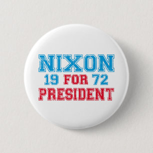Badge Rond 5 Cm Élection 1972 de Nixon
