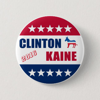 Badge Rond 5 Cm Élection 2016 de Clinton Kaine |