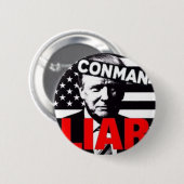 Badge Rond 5 Cm Élection anti-Trump Pin 2020 (Devant & derrière)