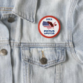 Badge Rond 5 Cm Élection Personnalisable Vote Potus Eagle Bouton (En situation)