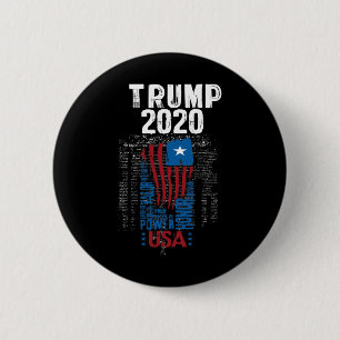 Badge Rond 5 Cm Élection présidentielle de Donald Trump partisan r