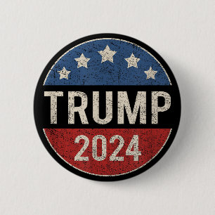 Badge Rond 5 Cm Élection Trump Vance 2024