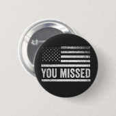 Badge Rond 5 Cm Élection Trump Vance Doudou de Noël (Devant & derrière)