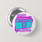 BADGE ROND 5 CM ÉLECTRO SALE (Devant & derrière)