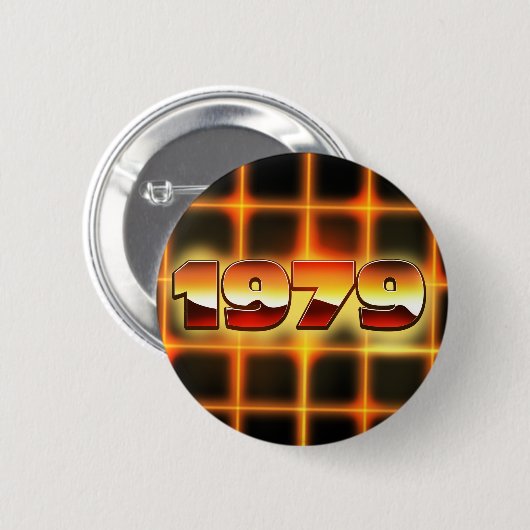 Badge Rond 5 Cm électronique 1979 (Devant & derrière)
