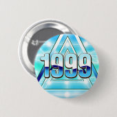 Badge Rond 5 Cm Électronique 1999 (Devant & derrière)