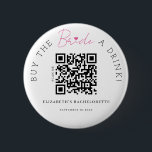 Badge Rond 5 Cm Elegance Acheter L'Épouse Un Bouton Code QR Boisso<br><div class="desc">Design moderne et élégant imprimé Elégance Acheter The Bride A Drink QR Code bouton qui peut être customisé avec votre texte. Cliquez sur le bouton "Customiser" et utilisez notre outil de conception pour modifier ce modèle. Découvrez le magasin Graphic Art Design pour d'autres produits qui correspondent à ce design !...</div>