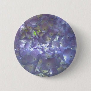 Badge Rond 5 Cm Élégant boho poussiéreux floral violet clair fleur