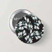 Badge Rond 5 Cm Élégant Motif de fleur de tulipe Arrière - plan no (Devant & derrière)