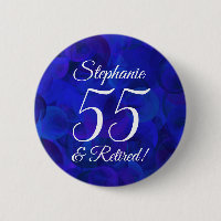 Elégant Royal Blue 55 et Retraité Retirement Party
