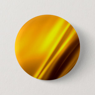 Badge Rond 5 Cm Elégant Satin Or Faux Texture Look